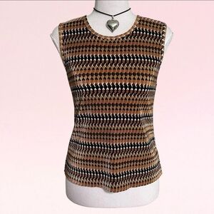 Vintage 90s Y2K Neutral Top